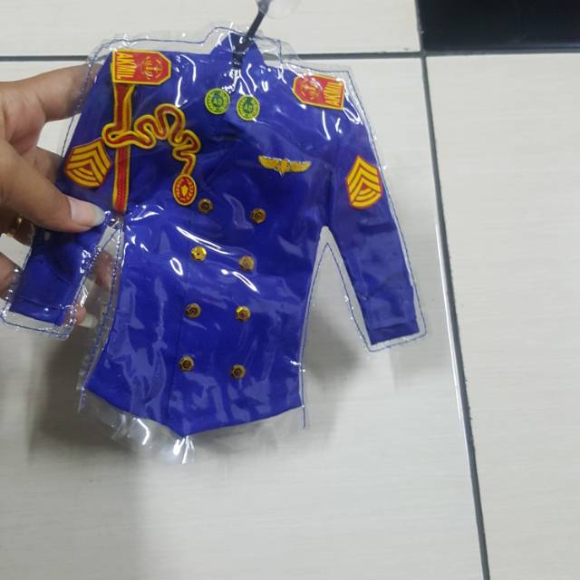 Gantungan baju unyil akmil biru | Tempelan kaca baju akmil merah | tempelan baju unyil akmil HIjau