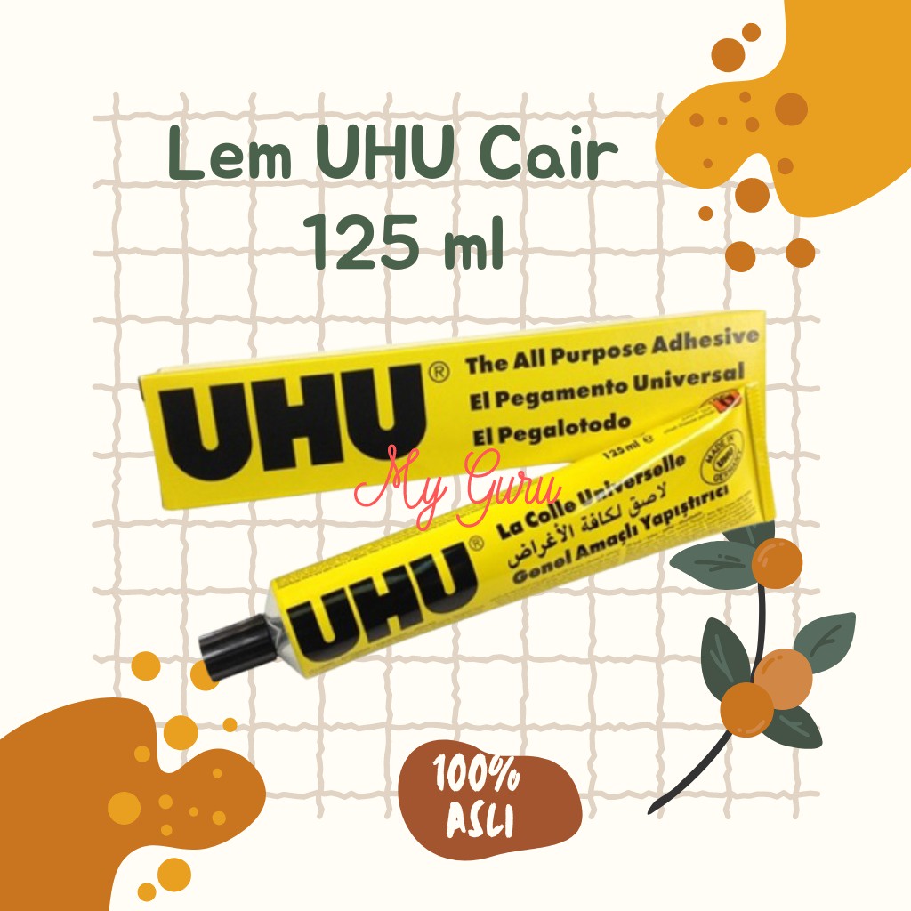 

[PCS] LEM CAIR UHU 125 ML