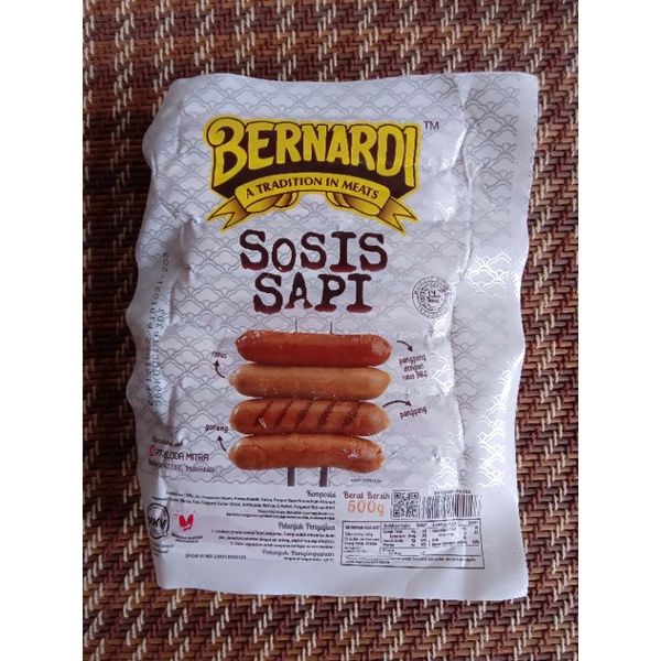 

Bernardi Sosis Sapi 500 gram