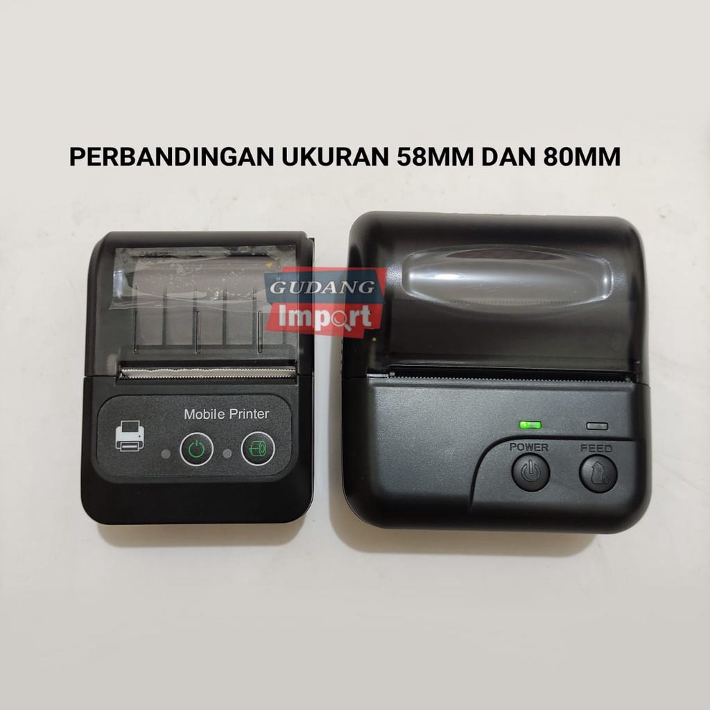 PRINTER BLUETOOTH THERMAL 80MM CETAK RESI DARI HP