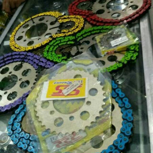 Gear set sss 415 slim supra x 125 karisma