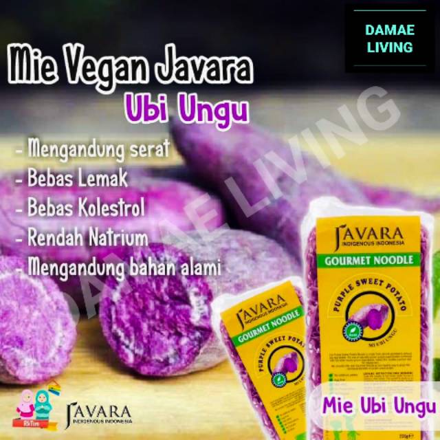 

MIE VEGAN UBI UNGU - JAVARA 200gr