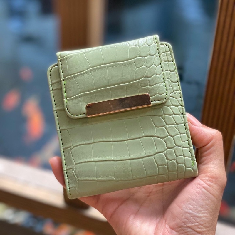 Dompet Mini Wanita Murah Motif Croco Terbaru Cocok Untuk Kondangan MELATI ORIGINAL by ANDARI