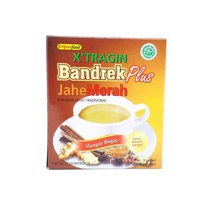 

XTRAGIN BANDREK PLUS JAHE MERAH 1 BOX 5 SACHET