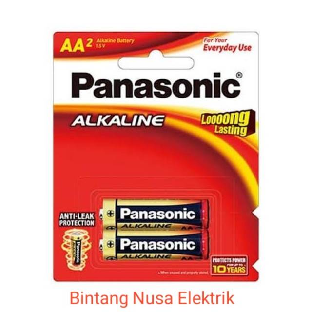 Baterai AA Alkaline Panasonic