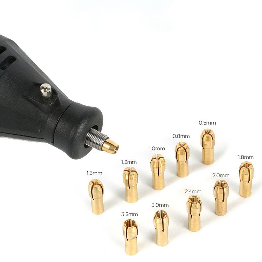 Lanfy Chuck Bor Mini 0.5-3.2mm Dremel Kuningan Micro Adapter