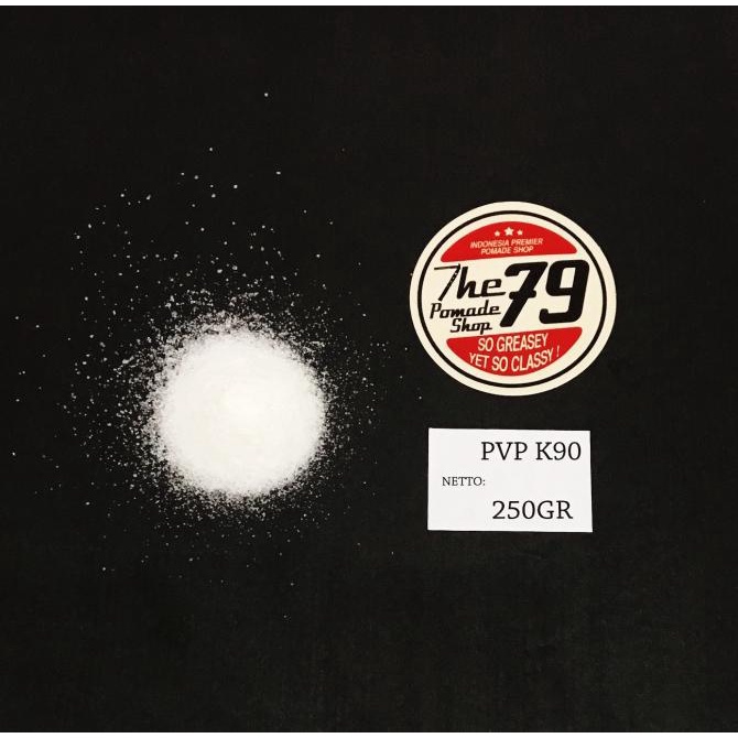 Mantap Pvp K90-Polyvinylpyrrolidone-Bahan Pembuat Pomade Waterbased-250Gram Sale