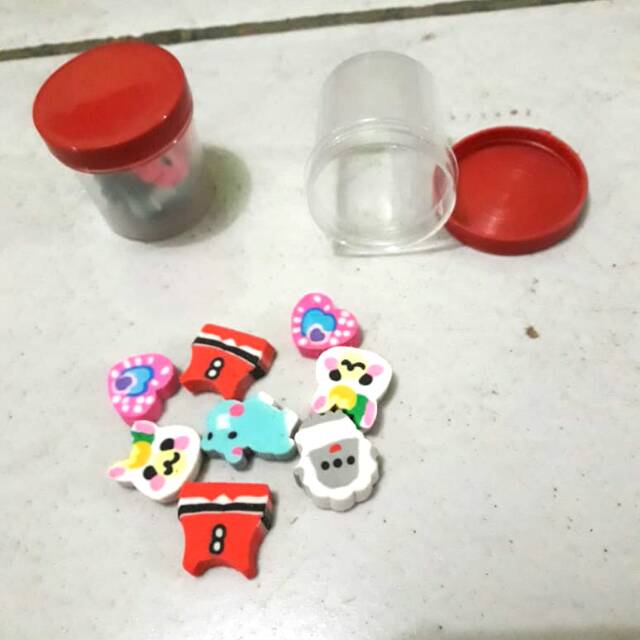 

10 pcs penghapus mini isi 6