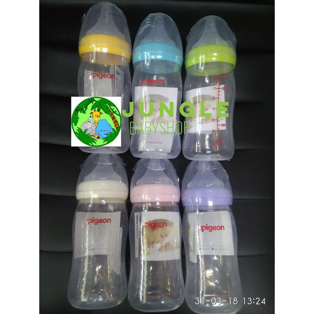 PIGEON Disney Botol Susu 240 ml PERISTALTIC PLUS Wide Neck 1pc