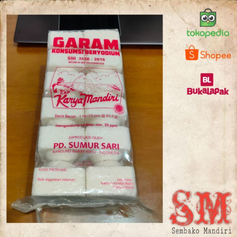 GARAM DAPUR KARYA MANDIRI BATA KECIL/GAREM KOTAK KECIL.
