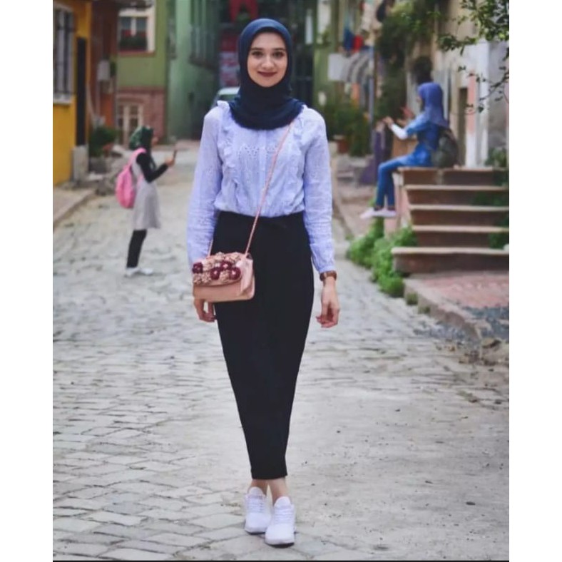 ROK SPAN PANJANG SCUBA PREMIUM//MAXI PENCIL SKIRT MURAH BISA BUAT JUAL LAGI...!!!