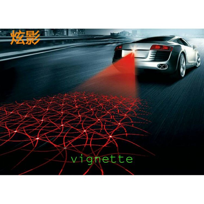 lampu kabut laser lampu rem laser anti collision MOTIF / PATTERN