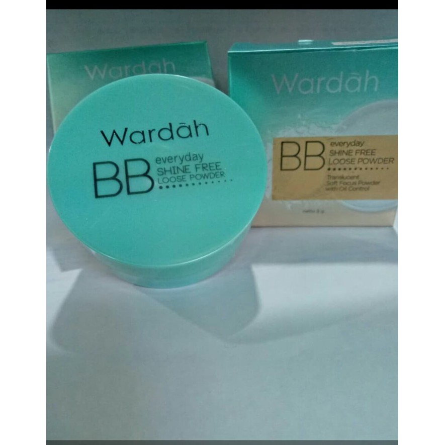 Original Wardah Bb Everyday Shine Free Loose Powder Bedak Tabur