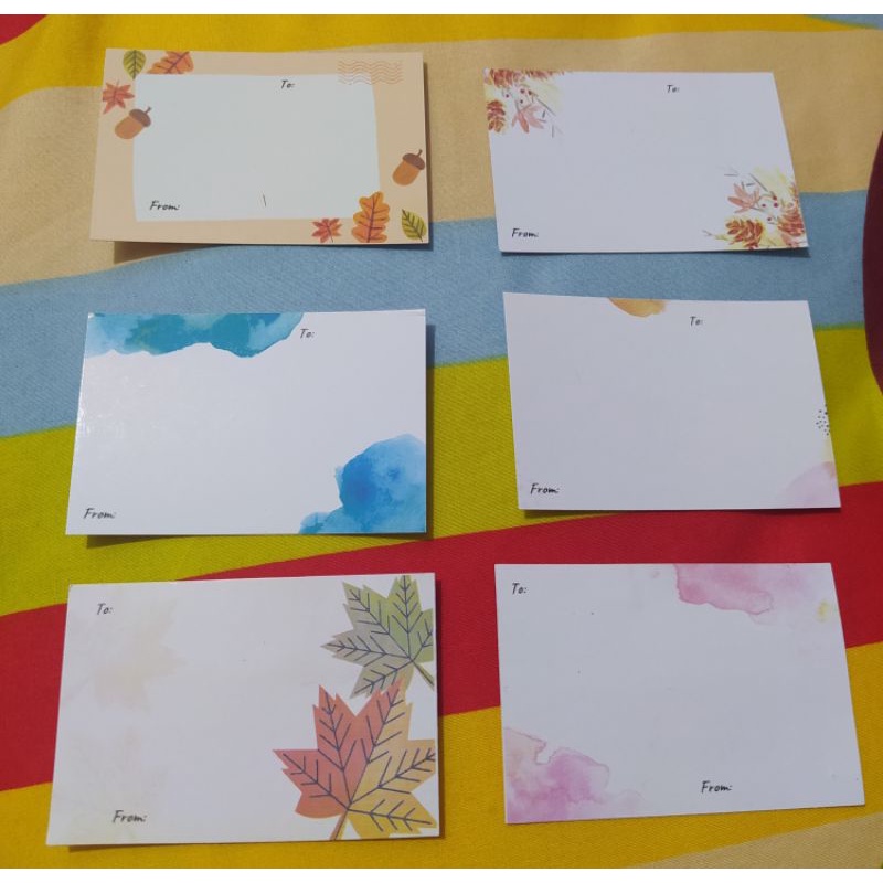 

Greeting Card Random Per Lembar 7,5 x 5cm