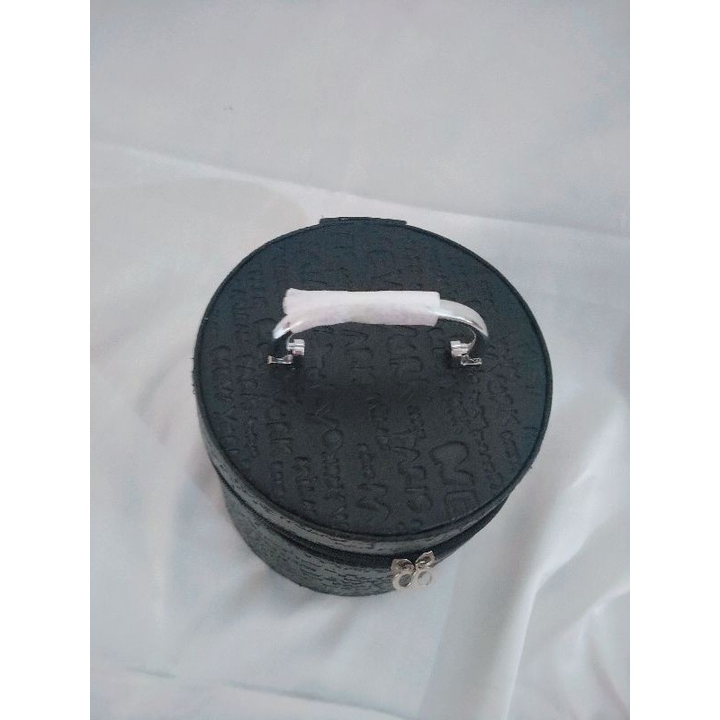 makeup box/pouch bulat/tas kosmetik