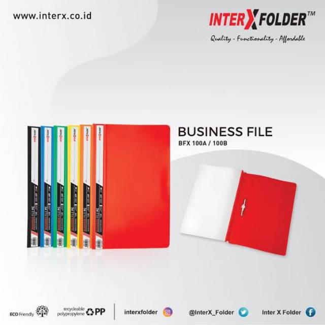 

[ PACK ] Business File Inter X Folio isi 12 pcs