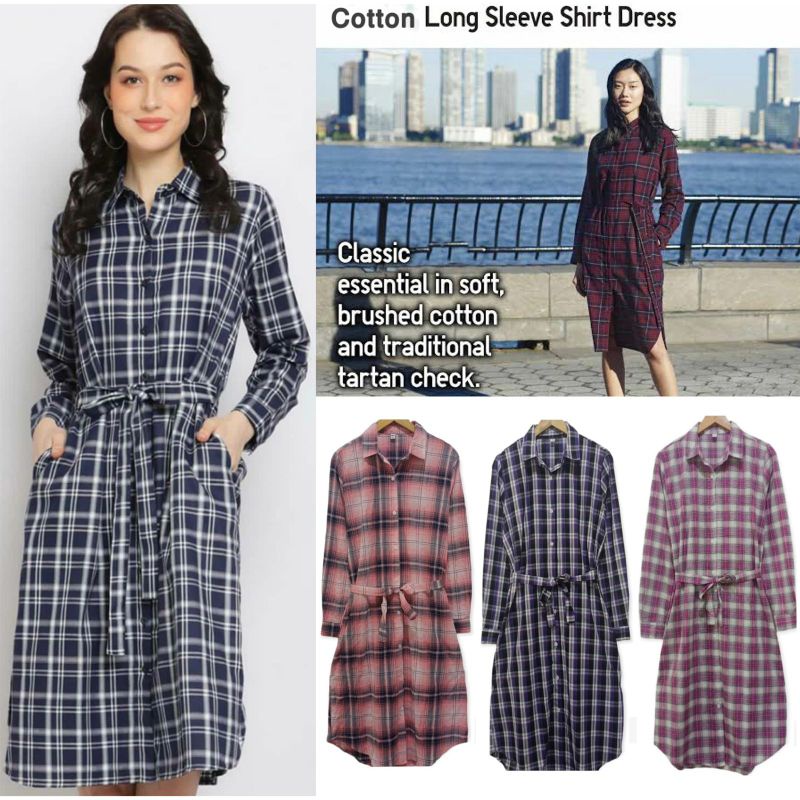 Unq plaid tunic dress