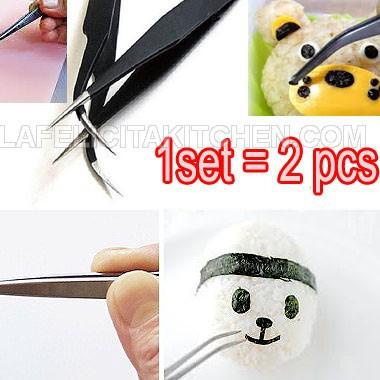 ❊ PINSET PINK TWEEZER BENTO CAKE DIY 2PCS/SET PICKUP KECIL ART CLAY KUE DEKORASI ULTAH WEDDING BDAY 