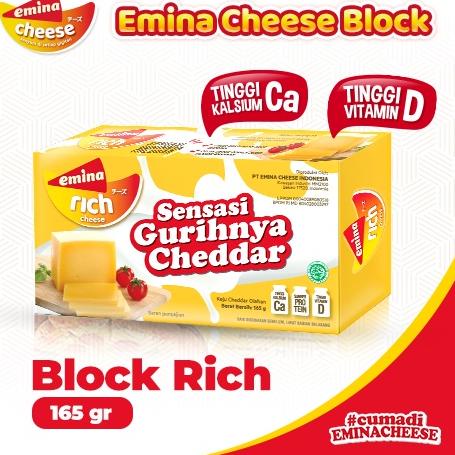 

Code Yy5Y9-- EMINA Block Cheese Rich 165gr