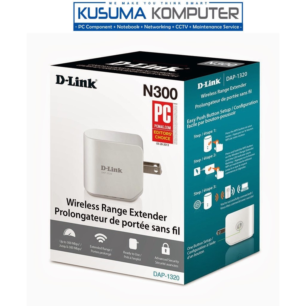 Dlink DAP‑1320 Wireless N300 Range Extender