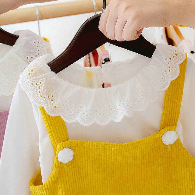 DR25- ASLI IMPORT Dress Anak Bayi Overall Bunga Jasmine-2