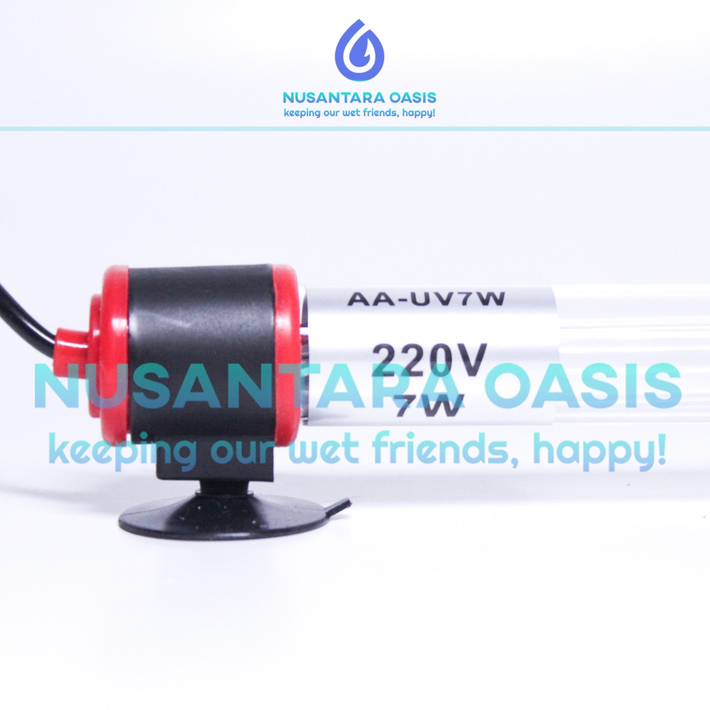 Lampu UV Celup 7 Watt Aquarium Kolam Aquascape RECENT AA 7W