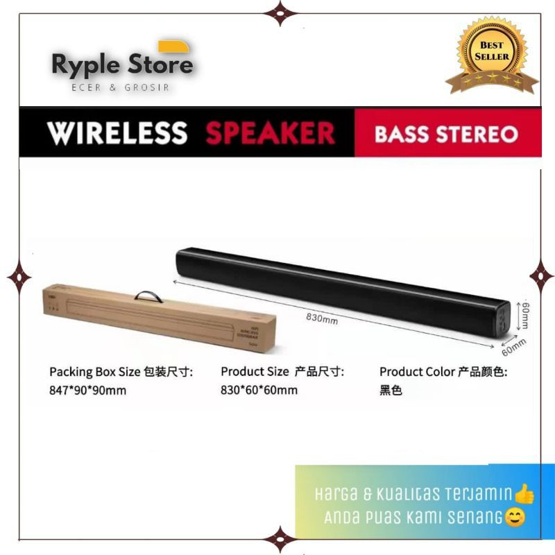 Speaker aktif SoonBox S1001 / Speker Full bass wireless High Quality/ Spiker Soundbar Bluetooth Soun
