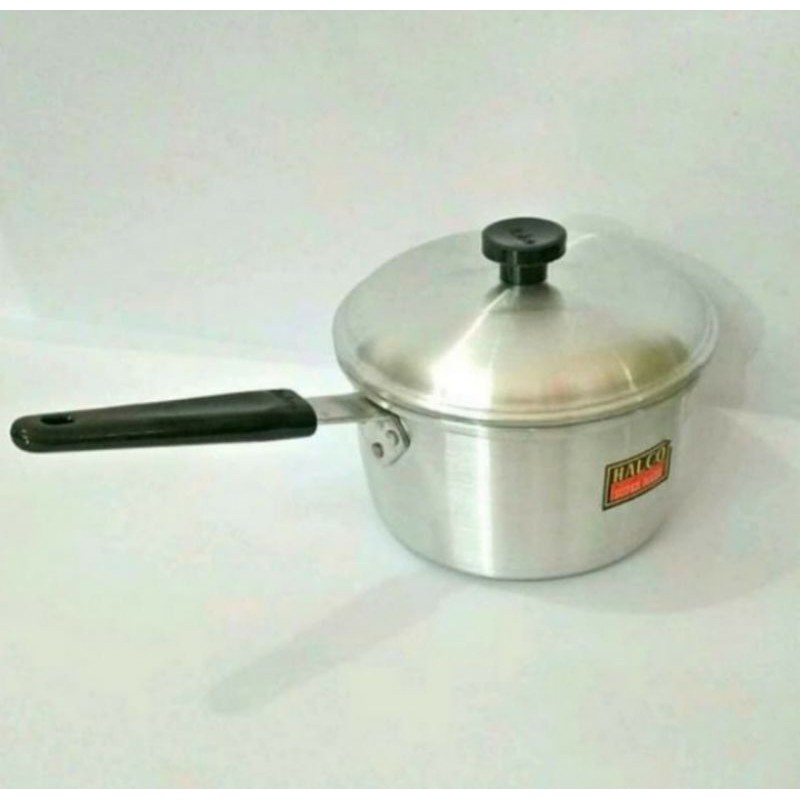 PANCI MASAK MIE / PANCI GAGANG ALUMUNIUM / PANCI SUSU HALCO 18 CM ALUMUNIUM