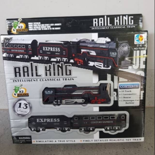 Mainan kereta api - mainan rel kereta api - mainan set kereta api 13 pieces