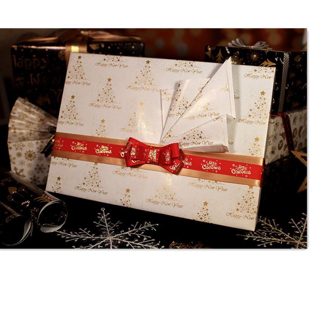 Top Wrapping Paper Dekorasi Pesta Pernikahan Tahun Baru Merry Christmas Gift Wrap