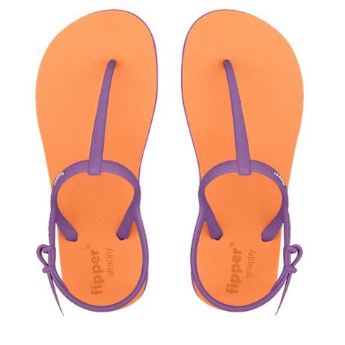Sandal Fipper Strappy Peach Purple Original