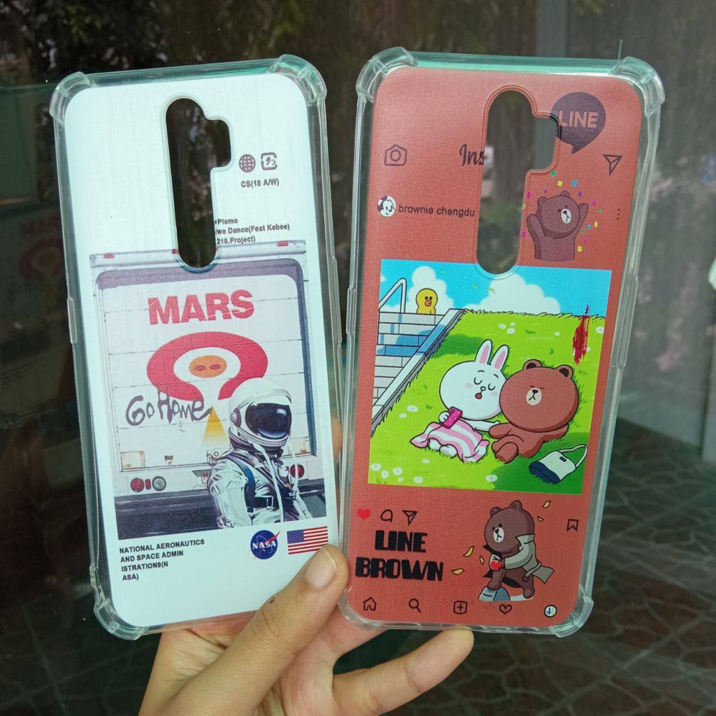 Case Softcase OPPO A12 A5S A52 A72 A8 A5 A9 2020 Anti Crack Karakter Soft Case Casing Untuk Cewek Co