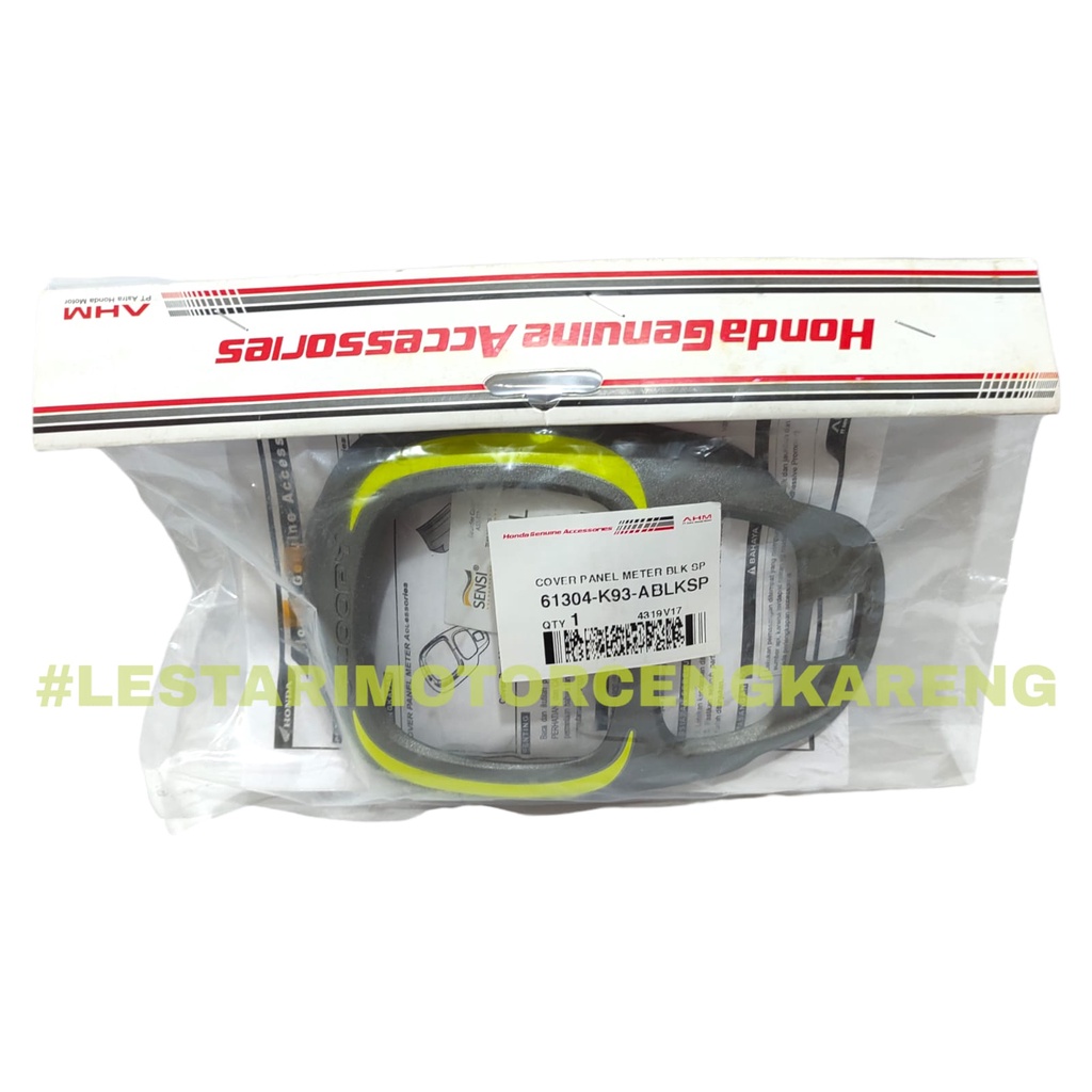 COVER PANEL METER ALL NEW SCOOPY SPORTY 61304-K93-ABLKS GRAY 2017 2020