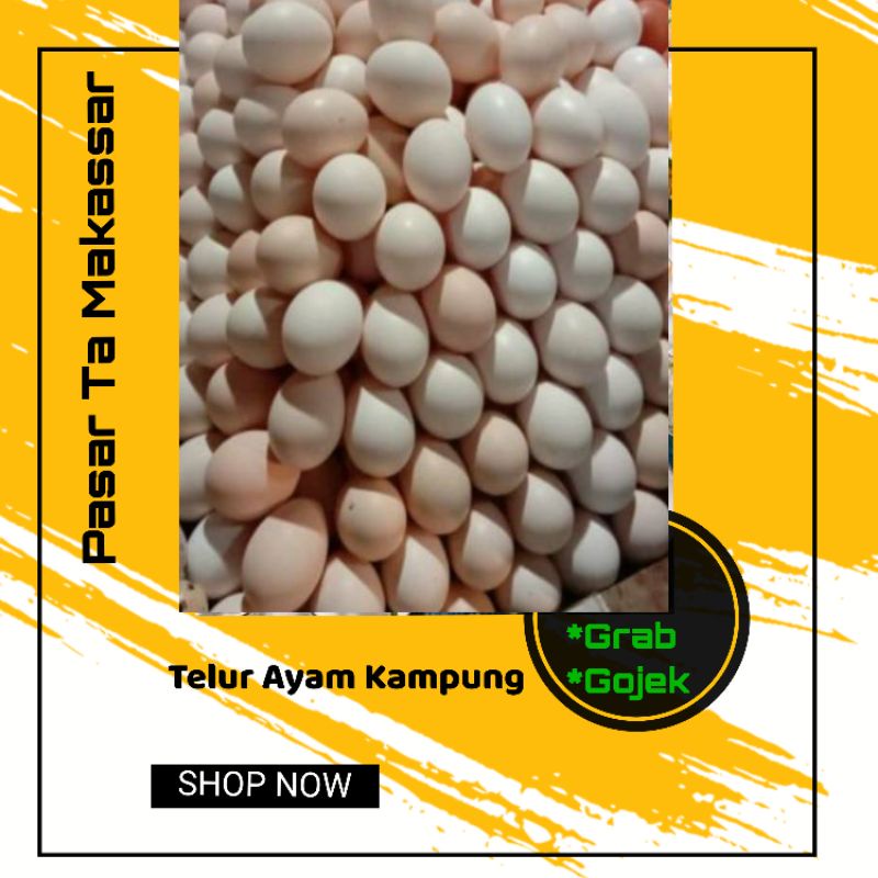 

Telur Ayam Kampung Per Rak / Pasar Makassar