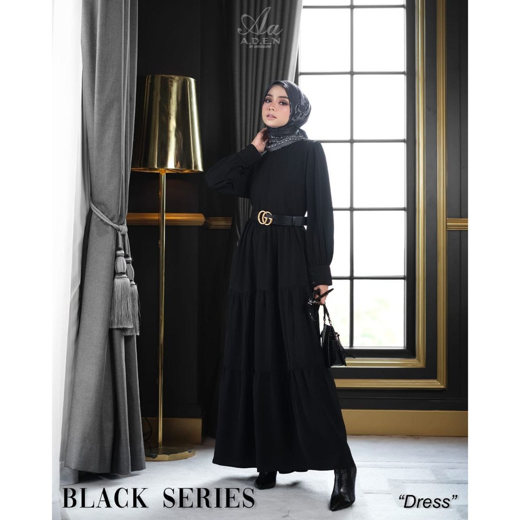 Black Series Aden Hijab (BS-DRESS) (READY STOCK)