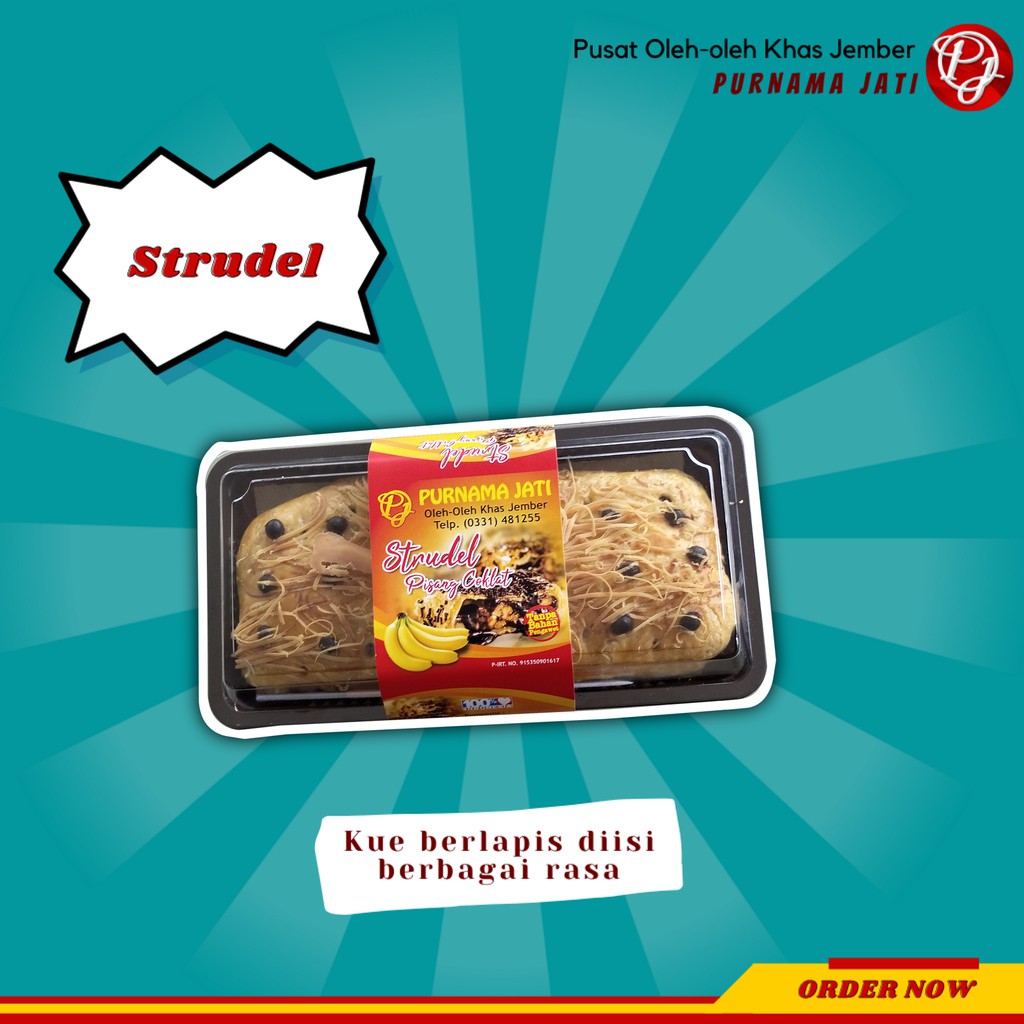

Strudel Asli Purnama Jati Oleh-oleh Khas Jember
