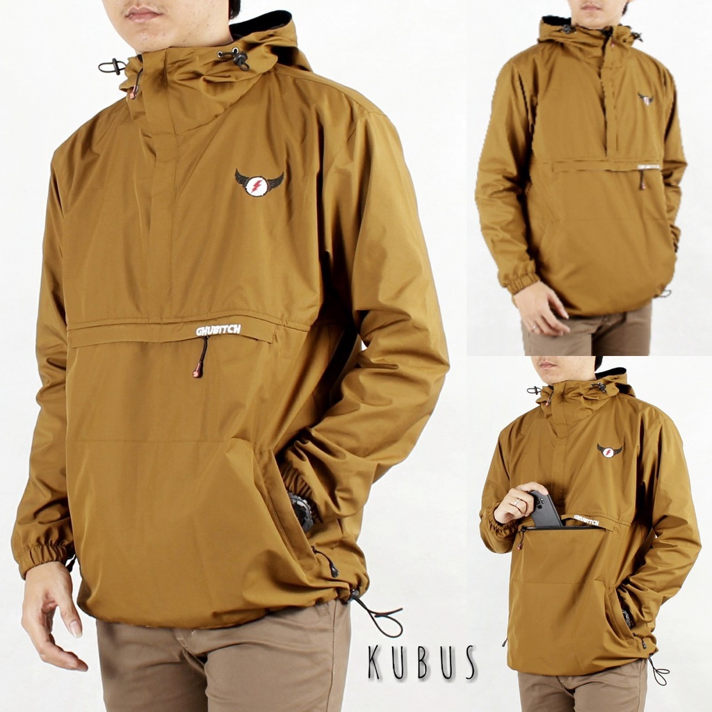 Jaket Cagoule Jumbo / Jaket JUmbo Pria / Jaket Taslan Waterfroop Size M,L,XL,XXL,XXXL