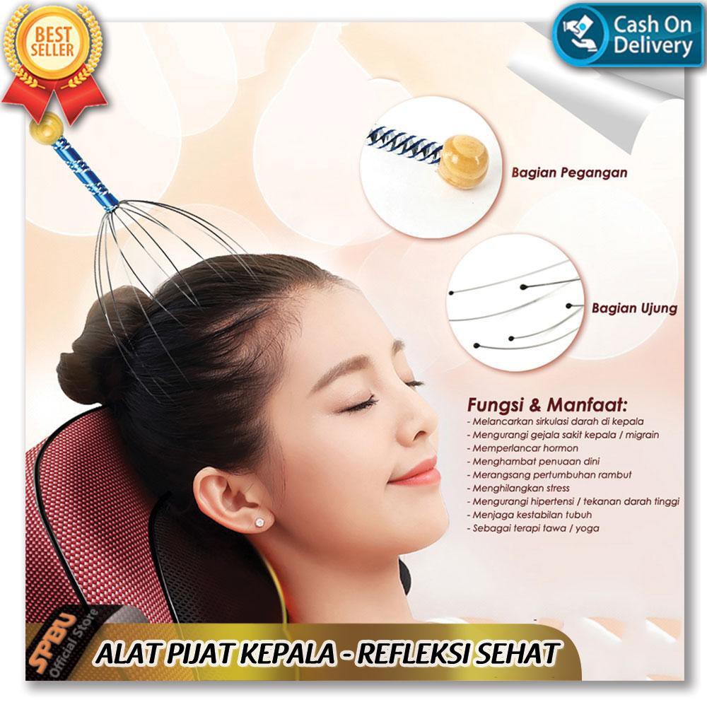 Alat Pijat Kepala Bokoma Massage Tanpa Listrik Healthy Head Manual Relaxing Anti Sakit Kepala Pusing