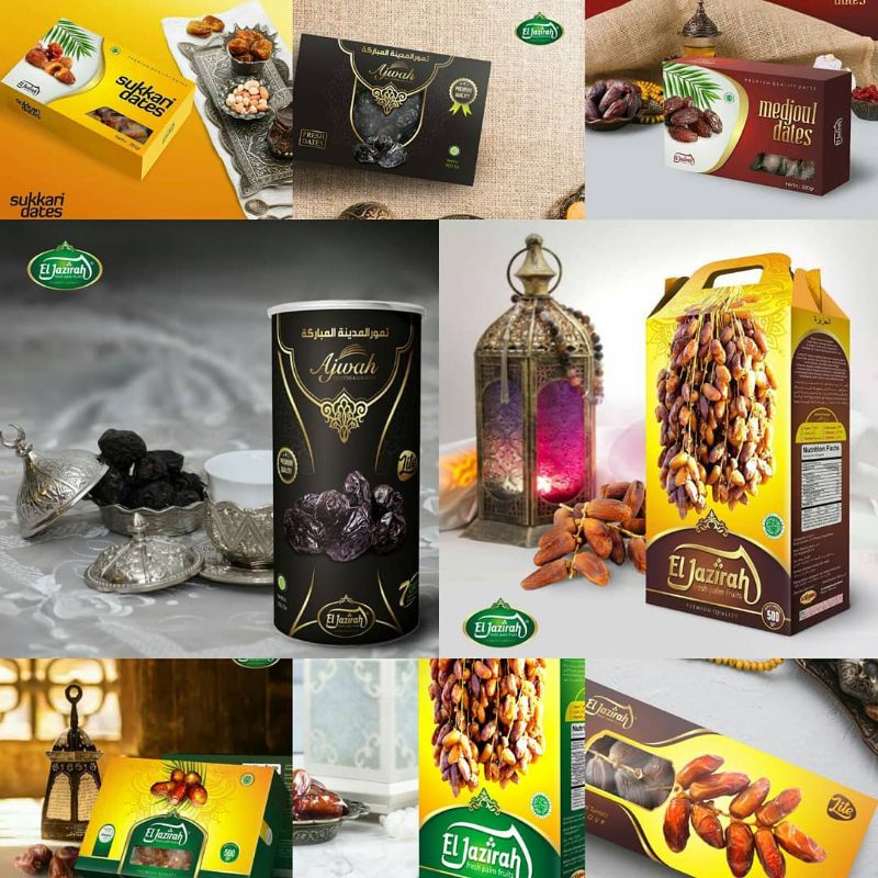 

Kurma El jazirah Original Premium Quality Terbaru kurma murah berkualitas makanan ringan cemilan buah sehat islami