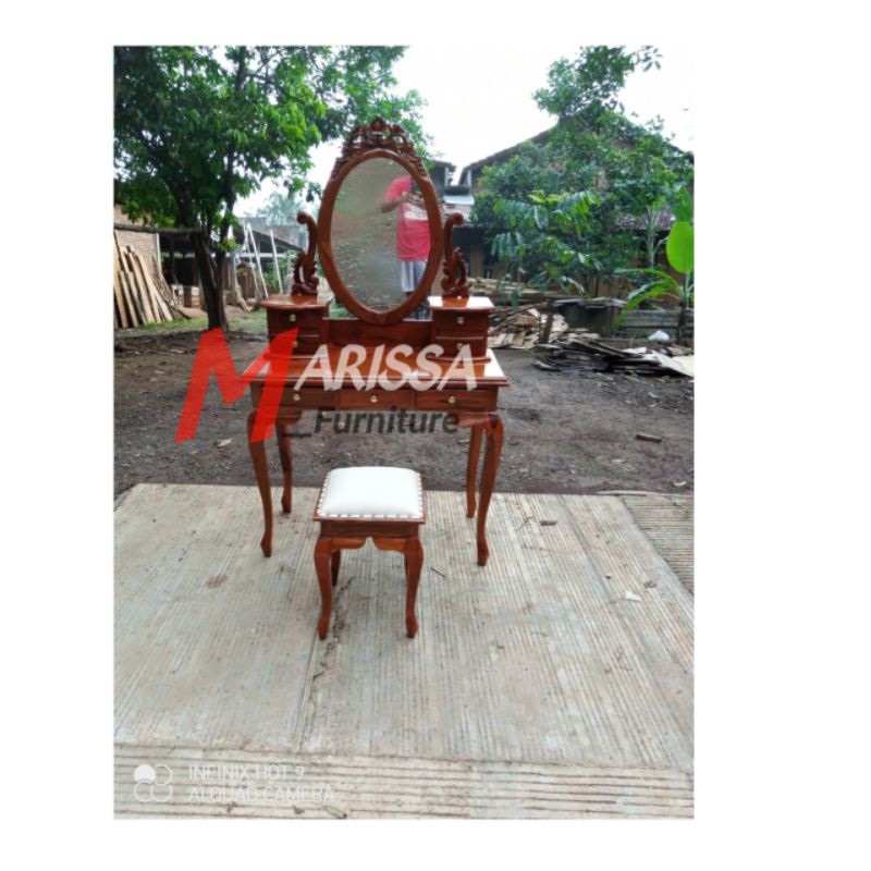 MEJA RIAS KARTINI/ TOLET KARTINI JEPARA/ JATI