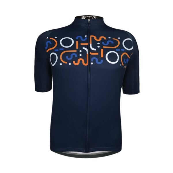 Jersey Sepeda MV2 2021 SS Cycling Jersey Maze Navy