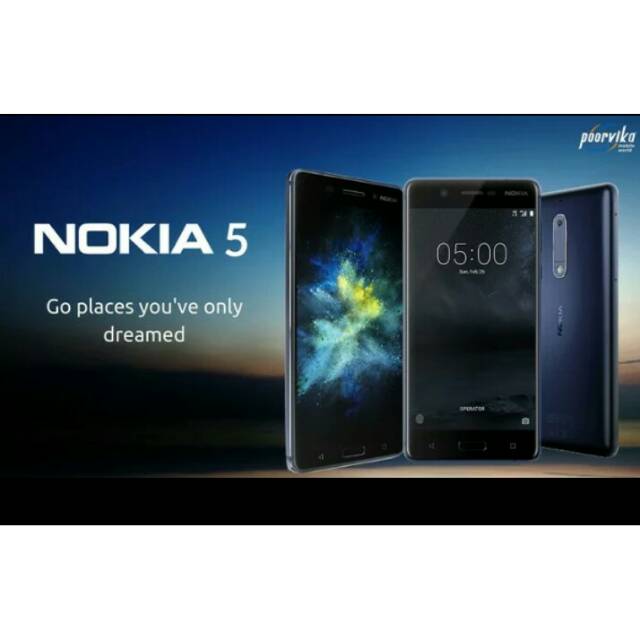 Nokia 5 Ram 3 GB Rom 16 GB Garansi Resmi Nokia Parastar