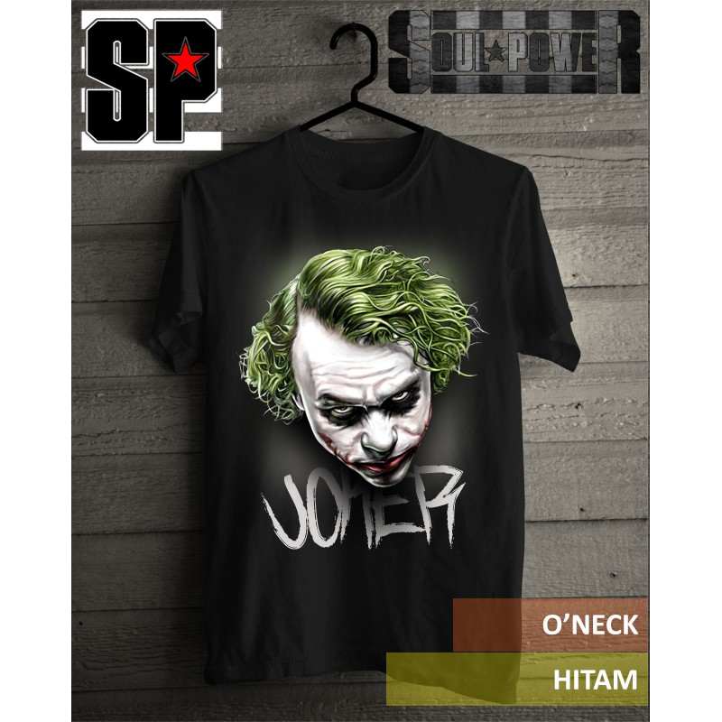 KAOS 3D DISTRO SATUAN DC COMIC JOKER FACE ORIGINAL SOULPOWERSTYLE