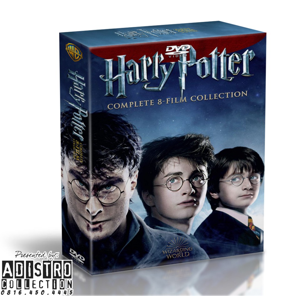 Film Dvd Harry Potter Edisi Box Set Complete Shopee Indonesia