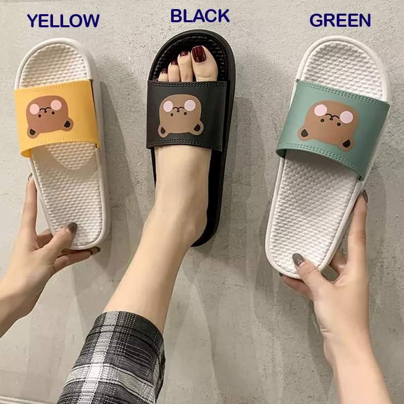 Sandal Selop Dewasa Import Cute Bear