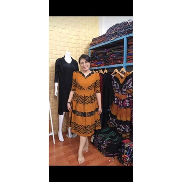 dress tenun jepara etnik mewah baju tenun jepara baju tenun pesta DTB155