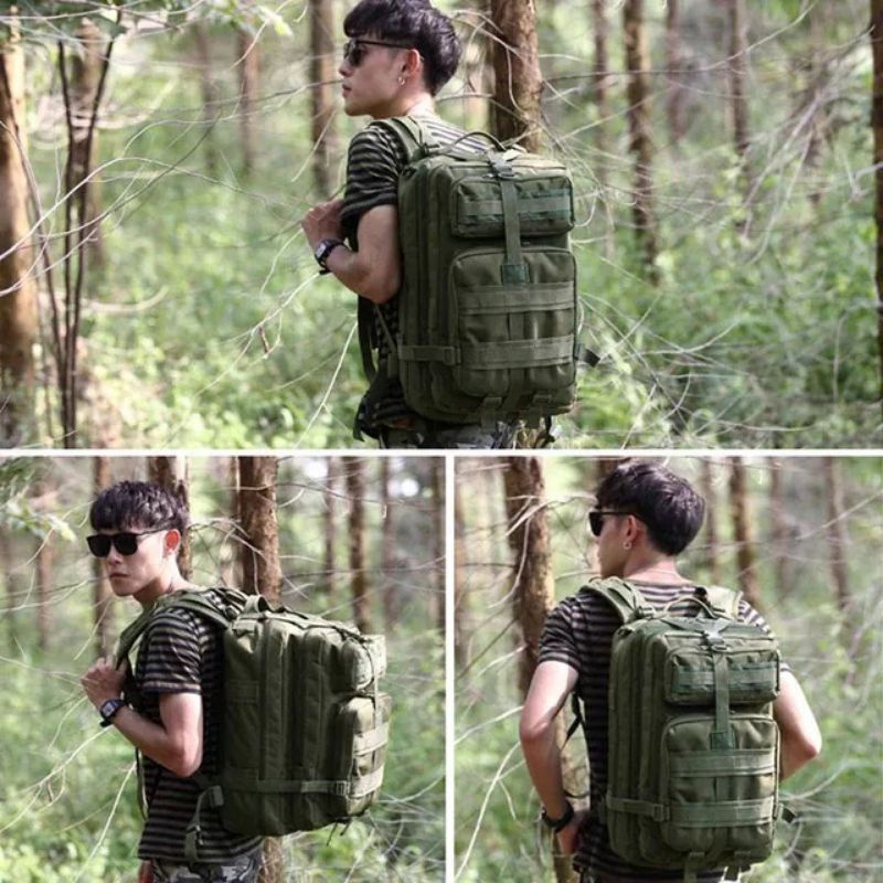 CROWN ORIGINAL TAS RANSEL PRIA ARMY/RANSEL TNI/RANSEL LEBANON/RANSEL ARMY MURAH BERKUALITAS