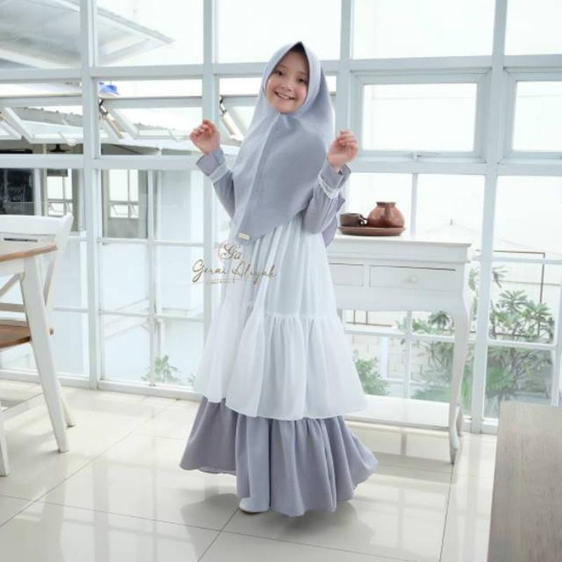 『Import』 Terlaris Couple Gamis Anak Daisya Kids Syari Couple Anak Usia 1 2 3 4 5 6 7 8 9 10 11 12 13