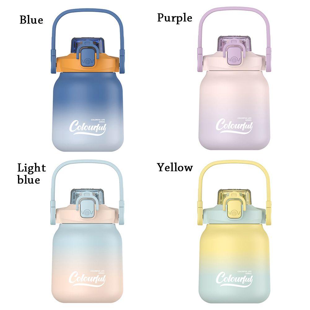 Solighter 620ml Vacuum Flasks Hadiah Gelas Insulasi Jerami Kapasitas Besar