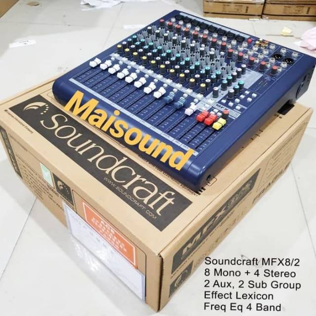 MIXER AUDIO SOUNDCRAFT MFX8/2 MFX 8 2  MFX8 2